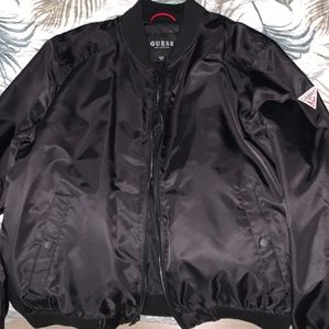 Black Guess bomber jacket
